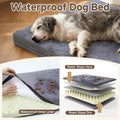 Waterproof Dog Crate Bed Pad, Washable Reversible Outdoor Wipeable Dog Bed