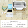 Stainless Steel Rabbit Sifting Litter Box (M)