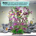 Hamiledyi Aquarium Plastic Plants Extra Large Aquarium Plant 20.4-inch Tall Aquarium Decor Artificial Fish Tank Plants,T