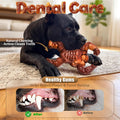 PETSTA Indestructible Dog Toys for Aggressive Chewers, Extreme Tough Toys for Large Dogs, Real Beef Flavored, Dog Bone for Medium/Large Dogs Breed, Gifts for Dogs