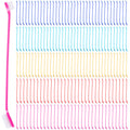 Nuenen 150 Count Dog Toothbrush Dual Headed Dental Brushes Puppy Tooth Brushing Kit Long Handle Toothbrush for Large and Small Dogs Cats Most Pets Teeth Cleaning Oral Care Supplies (Vibrant Color)