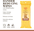 Burt's Bees for Pets Cat Dander Remover Wipes, Colloidal Oat Flour and Aloe to Soothe Dry Skin and Reduce Flaking, Unscented Grooming Cloths for Cats and Kittens, 50 Count - 3 Pack