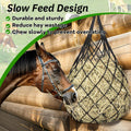 YedsIntu 3 Pcs Hay Bags for Horses, Hay Nets for Horses Goat Sheep,Goat Hay Feeder for Slower Feeding,Strong Load-Bearin