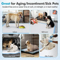 Gimars XXXXL 36"x36" Thicken Heavy Absorbency Dog Pad Extra Large- Jumbo Disposable Polymer Quick Dry No Leaking Pee Pads for Dogs, Cats, Rabbits Pets 30 Counts