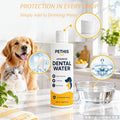 Dental Water Additive for Dogs & Cats - Fresh Breath, Teeth & Gum Care, No Brushing Required, Professionally Formulated 