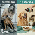 Dewormer Liquid for Cats and Dogs Broad Spectrum,Pyrantel Pamoate and Praziquantel Targets Tapeworm Roundworm and Hookwo