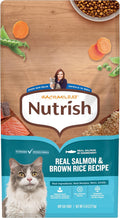 Nutrish Dry Cat Food, Salmon & Brown Rice Recipe, 5 lb. Bag (Rachael Ray)