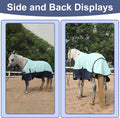 600D Horse Blanket, 0g No-Fill Waterproof Turnout Rain Sheet