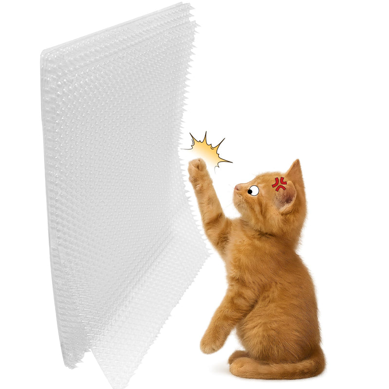 KOKMEYA 24 Pack Scat Mat for Cats - 13 x 16 Inch Cat Deterrent Mat to Keep Cats Out of Yard Permanently, Dog and Cat Spikes Mat with 0.5 Inch Sturdy Design Spike for Cat Pee Deterrent