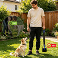 27.56" Pooper Scooper for Dogs, Foldable & Durable Poop Scooper