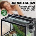 REPTI ZOO 800ml Portable Mister Fogger for Reptile Tank Enclosure - Terrarium Misting System With 2 Nozzles for Amphibia