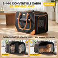 Extra Large Cat Carrier for 2 Cats, 2-in-1 Soft Pet Carrier Bag with Removable Divider for Large Cats Small Dogs up to 5