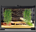 HERCOCCI Reptile Plants, 2 Pack Terrarium Hanging Plants Vines Artificial Leaves Habitat Decorations with Suction Cup fo