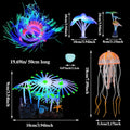 Weewooday 57 Pieces Glowing Fish Tank Decorations