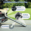 Dog Ramp for Car, Pawlify 71" x 17.3" Dog Ramps for Large Dogs with Anti-Pinch Handle and Anti-Slip Rug Surface, Folding
