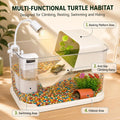 Baby Turtle Tank Starter Kit with UVA/UVB Lamp and Water Filter