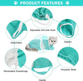 JULMELON 10 PCS Cat Washing Bag for Bath Shower Adjustable Net Grooming Set
