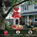 Hummingbird Feeder with Camera,2K FHD Live View & Auto Capture Bird Videos,Smart Solar Powered Bird feeders for Outdoors