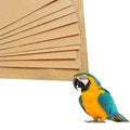 20 Pack Gravel Paper for Bird Cage, 17 x 11 inch Bird Cage Gravel Liner, Parrot Grinding Sandpaper, Easy Clean Pet Sandpaper, Calcium Paper with Sea Sand for Parakeets Cockatiels Conures Lovebirds