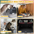 Zubebe 50 Pack Disposable Cat Litter Box for Cats, Large Disposable Kitty Litter Tray Boxes 19.69 x 15.75 x 3.94 Inches 