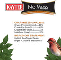 Kaytee No Mess Finch Seed and Nyjer Blend, Attracts Goldfinches, Chickadees, Junos, Finches and Other Wild Birds, 8 Pounds