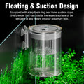 Floating Acrylic Breeder Box for Fish Tank - Aquarium Isolation Separator Hatchery Incubator for Guppy, Betta, Clownfish