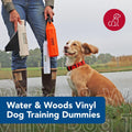Coastal Pet Water & Woods Vinyl Dog Training Dummies, White, 3" x 12"
