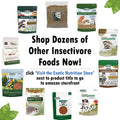 Berries & Bugs 3 lb. - All Natural High Protein High Fiber Insectivore Diet with Fruit, Gut-Loaded Insects, & Healthy Vi