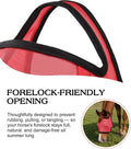 Fly Masks for Horses Without Ears, Horse Fly Mask, Forelock-Opening Design