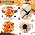 Silkfly 80 Pcs Halloween Dog Collar Flowers Bulk, Pet Bows