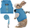 AIITLE Adjustable Rabbit and Leash Set - Lightweight & Portable, Padded Vest with Magic Tape Design, Indoor/Outdoor Use 