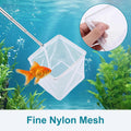 Jeffdad 4 Pcs Aquarium Shrimp Net, Small Fish Tank Tool Extendable Handle