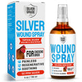 SILVER GRADE Wound Spray for Chicken – Birds & Chicken Antibiotics Alternative to Help with Pecking Sores, Bumblefoot, Cuts – Poultry Spray with Silver – GMOs Free – 4-Oz Bottle