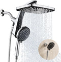 Rain Shower Head with Handheld Showerhead, Chrome 1.8GPM