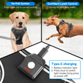 Light Up Dog Harness, LED Rechargeable Safety Dog Harness for Night Walking
