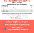 Wild Alaskan Salmon Oil for Dogs & Cats 16 oz - Omega 3 Dog Fish Oil, EPA DHA for Skin & Coat, Itch Relief, Joint and He