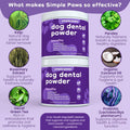 Dog Dental Powder for Teeth Cleaning - Dental Powder for Dogs Teeth