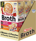 INABA Churu Broth Lickable Cat Treats, Chicken Variety, 5ct