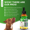 Milk Thistle for Dogs | Dog Liver Supplement for All Ages and Breeds | Here is Only Herbal Composition | + Attractive an