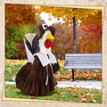 Suzile Fall Autumn Goose Outfit for 17" Cement Thanksgiving Duck Outfits