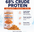 Freeze-Dried Antarctic Krill, High-Protein Reptile and Fish Food, 4 oz
