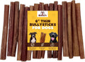 Woofley's 6 Inch Bully Sticks for Small Dogs - (30 Count) - Bully Sticks for Dogs - Long Lasting Bully Stick Dog Chews