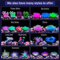 Soft Silicone Glow-in-Dark Anemone with Natural Water Motion
