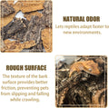 VCEPJH Reptile Bark Bedding,1 LB Natural Cork Bark for Reptiles Flat Cork Wood Terrarium Substrate Tank Supplies for Sna