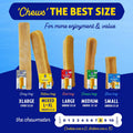 Himalayan Dog Chew, The Original Yak Cheese Dog Chews, 3 Large/XL Yak Chews