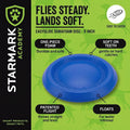 Starmark Easy Glide DuraFoam Flying Disc Dog Toy, Color Varies 11"
