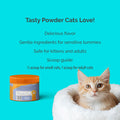PureCat Digestive Health & Immune Support Supplement Probiotic Powder for Indoor and Outdoor Cats | 6 Billions CFUs Probiotic Powder for Pets | Veterinarian Recommended | Great Tasting Formula