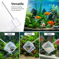 4PCS Fish Tank Shrimp Net Extendable Handle, Aquarium Small Fishing Nets
