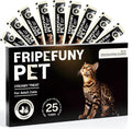 Lickable Cat Treats, Chicken Coconut Flavor Creamy Puree｜25 Tubes