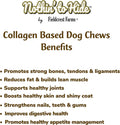 Fieldcrest Farms Nothin’ to Hide Bagel Beef Flavor – Collagen-Based Rawhide Alternative Dog Chews for Small Dogs Up to 2
